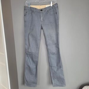 Rag & Bone Grey Straight Leg Jeans Handmade in USA Size 28 Cotton Lycra